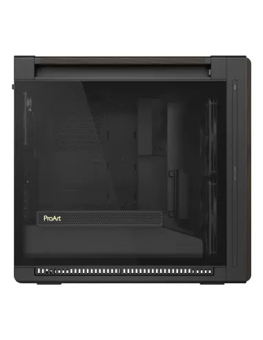 ASUS ProArt PA602 Wood Edition Modern Black - Tempered Glass Panel Midi Tower Negro, Madera
