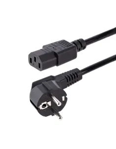 StarTech.com Cable de 3m (10 pies) de Alimentación para Ordenador, 18AWG, UE Schuko a C13, 250V 10A, Cable de Corriente, Cable