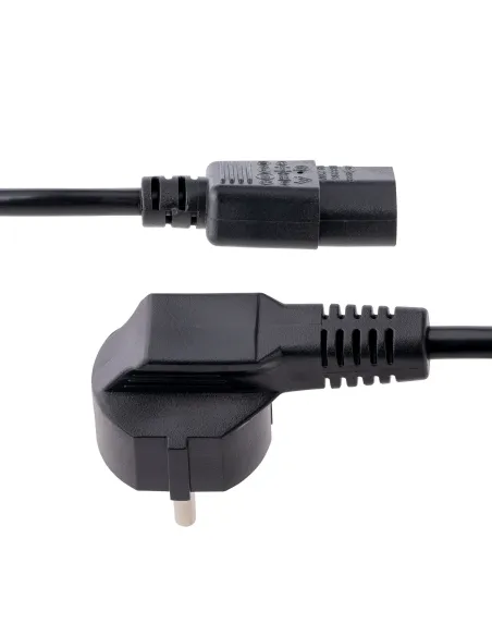 StarTech.com Cable de 3m (10 pies) de Alimentación para Ordenador, 18AWG, UE Schuko a C13, 250V 10A, Cable de Corriente, Cable