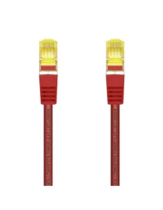 AISENS Cable De Red Latiguillo RJ45 LSZH Cat.7 600 MHz S FTP PIMF AWG26, Rojo, 25 cm 2
