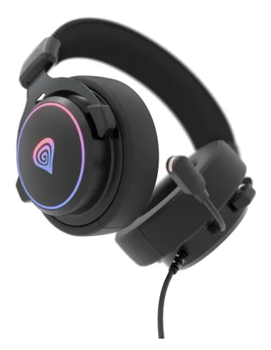 GENESIS Neon 764 Auriculares Alámbrico Diadema Juego USB tipo A Negro