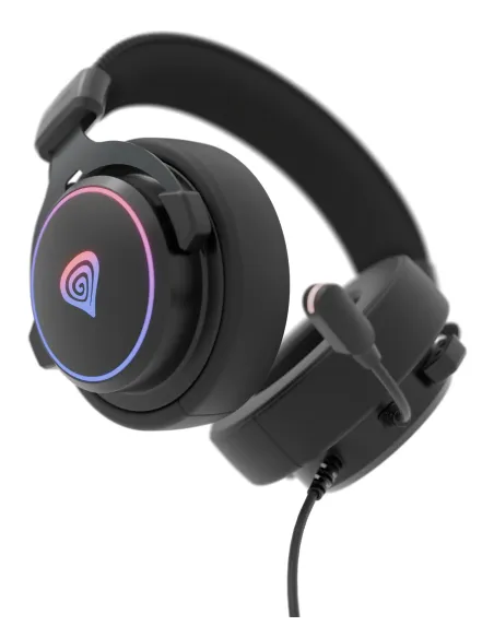 GENESIS Neon 764 Auriculares Alámbrico Diadema Juego USB tipo A Negro