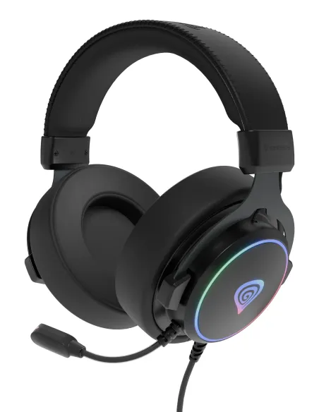 GENESIS Neon 764 Auriculares Alámbrico Diadema Juego USB tipo A Negro