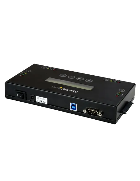 StarTech.com Borrador de 4 Bahías para Discos Duros y SSD SATA de 2,5" y 3,5" - Desinfectador Externo de Discos para Borrado