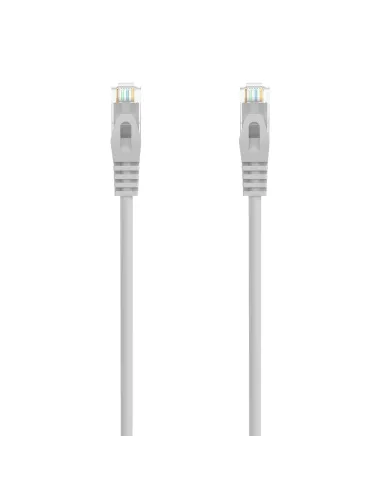 AISENS Cable de Red Latiguillo RJ45 LSZH Cat.6A 500 Mhz UTP AWG24, Gris, 1.5M