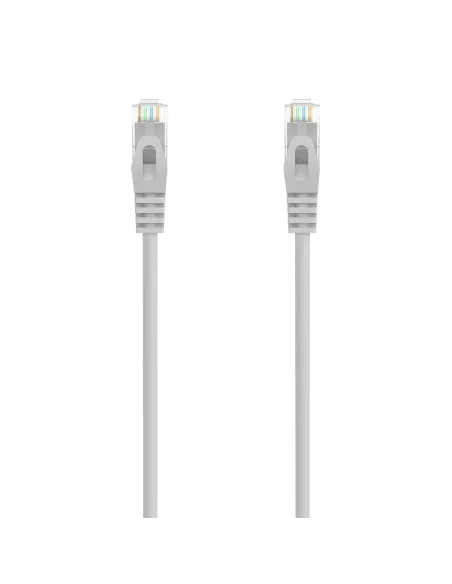 AISENS Cable de Red Latiguillo RJ45 LSZH Cat.6A 500 Mhz UTP AWG24, Gris, 20M