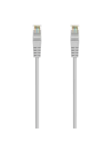 AISENS Cable de Red Latiguillo RJ45 LSZH Cat.6A 500 Mhz UTP AWG24, Gris, 20M