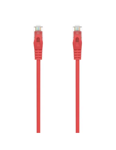 AISENS Cable de Red Latiguillo RJ45 LSZH Cat.6A 500 Mhz UTP AWG24, Rojo, 2.0M