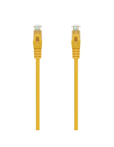 AISENS Cable de Red Latiguillo RJ45 LSZH Cat.6A 500 Mhz UTP AWG24, Amarillo, 30CM