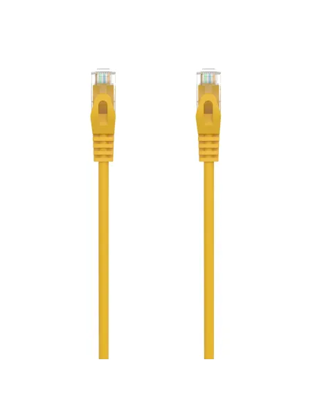 AISENS Cable de Red Latiguillo RJ45 LSZH Cat.6A 500 Mhz UTP AWG24, Amarillo, 30CM