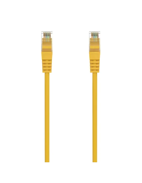 AISENS Cable de Red Latiguillo RJ45 LSZH Cat.6A 500 Mhz UTP AWG24, Amarillo, 30CM