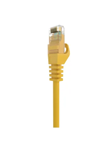 AISENS Cable de Red Latiguillo RJ45 LSZH Cat.6A 500 Mhz UTP AWG24, Amarillo, 30CM