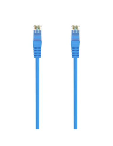 AISENS Cable de Red Latiguillo RJ45 LSZH Cat.6A 500 Mhz UTP AWG24, Azul, 2.0M