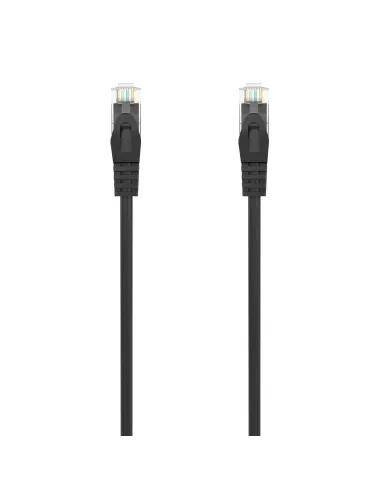 AISENS Cable de Red Latiguillo RJ45 LSZH Cat.6A 500 Mhz UTP AWG24, Negro, 30CM