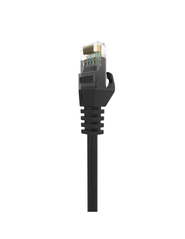 AISENS Cable de Red Latiguillo RJ45 LSZH Cat.6A 500 Mhz UTP AWG24, Negro, 30CM