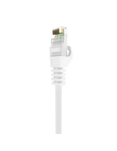 AISENS Cable de Red Latiguillo RJ45 LSZH Cat.6A 500 Mhz UTP AWG24, Blanco, 1.0M
