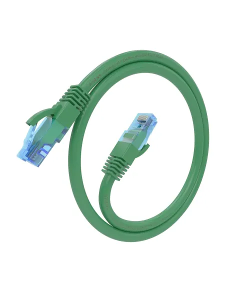 AISENS Cable De Red Latiguillo RJ45 Cat.6 UTP AWG26 CCA, Verde, 25 cm