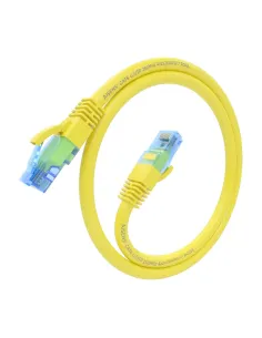 AISENS Cable De Red Latiguillo RJ45 Cat.6 UTP AWG26 CCA, Amarillo, 25 cm 2