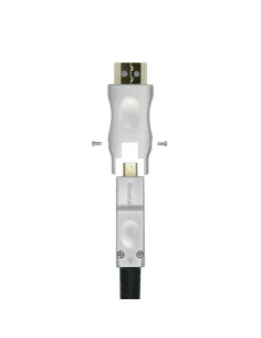 AISENS Cable HDMI V2.0 AOC Desmontable Premium Alta Velocidad   HEC 4k@60Hz 4 4 4 18Gbps, A M-D A M, Negro, 20m 2