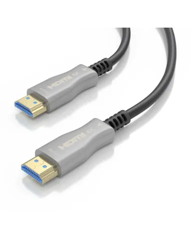AISENS Cable HDMI V2.0 AOC Premium Alta Velocidad   HEC 4K@60Hz 18Gbps, A M-A M, Negro, 10 m