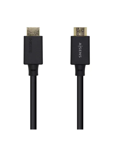 AISENS Cable HDMI V2.1 Ultra Alta Velocidad   HEC Certificado 8k@60Hz 48Gbps, A M-A M, Negro, 1.5m
