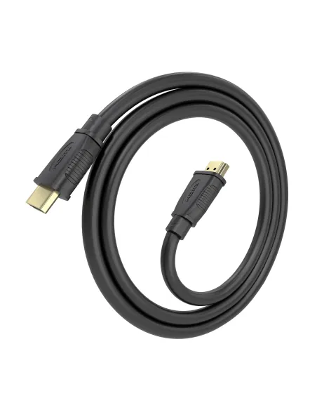 AISENS Cable HDMI V2.1 CCS Ultra Alta Velocidad   HEC 8K@60Hz 48Gbps, A M-A M, Negro, 1.0m