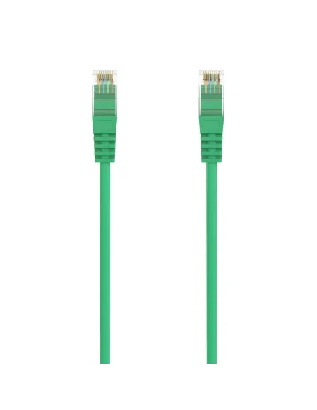 AISENS Cable de Red Latiguillo RJ45 LSZH Cat.6A 500 Mhz UTP AWG24, Verde, 1.5M