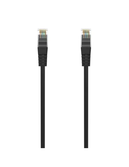 AISENS Cable de Red Latiguillo RJ45 LSZH Cat.6A 500 Mhz UTP AWG24, Negro, 25CM