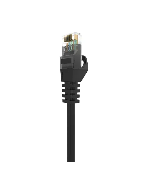 AISENS Cable de Red Latiguillo RJ45 LSZH Cat.6A 500 Mhz UTP AWG24, Negro, 25CM