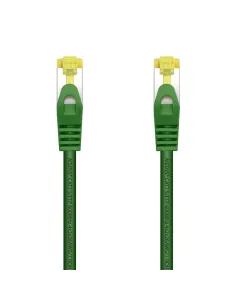 AISENS Cable De Red Latiguillo RJ45 LSZH Cat.7 600 MHz S FTP PIMF AWG26, Verde, 1.0 m