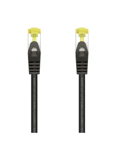 AISENS Cable De Red Latiguillo RJ45 LSZH Cat.7 600 MHz S FTP PIMF AWG26, Negro, 2.0 m