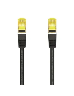AISENS Cable De Red Latiguillo RJ45 LSZH Cat.7 600 MHz S FTP PIMF AWG26, Negro, 2.0 m 2