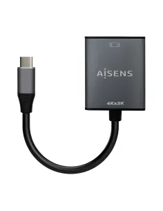 AISENS Conversor Aluminio USB-C A HDMI 4K@30Hz, USB-C M-HDMI H, Gris, 15cm 2