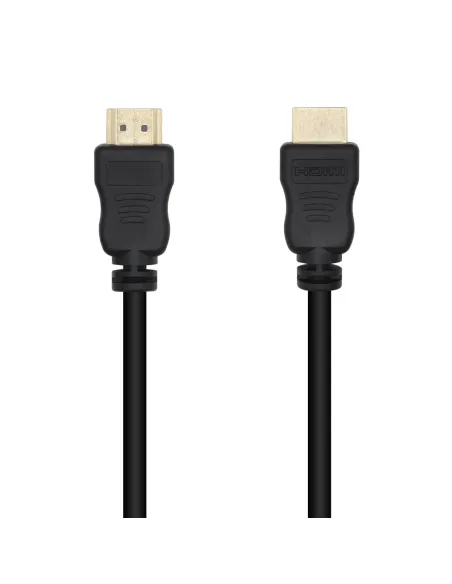 AISENS Cable HDMI V1.4 Alta Velocidad 14+1 CCS, A M-A M, Negro, 2.0m