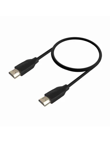 AISENS Cable HDMI V2.0 Premium Alta Velocidad   Hec 4K@60Hz 18Gbps, A M-A M, Negro, 0.5m