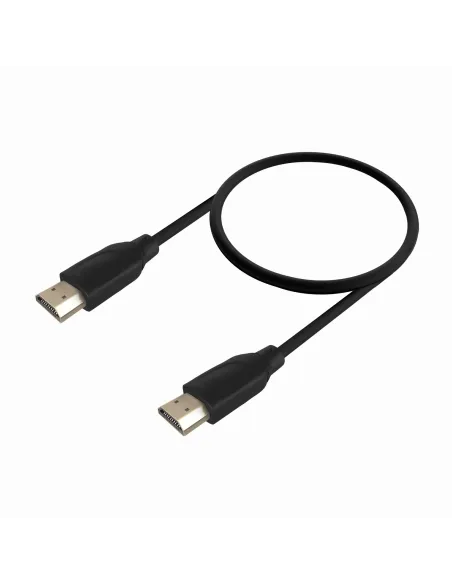 AISENS Cable HDMI V2.0 Premium Alta Velocidad   Hec 4K@60Hz 18Gbps, A M-A M, Negro, 0.5m