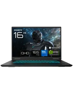 GIGABYTE Gaming A16 PRO Portátil - 16“, 165Hz QHD, Intel Core 7 240H, NVIDIA RTX 5070 Ti, 32GB LPDDR5X 5600MHz, SSD Gen4 de