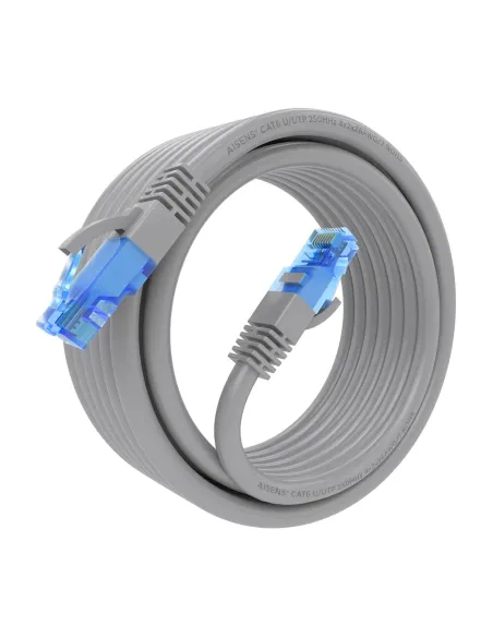 AISENS Cable De Red Latiguillo RJ45 Cat.6 UTP AWG26 CCA, Gris, 4.0 m