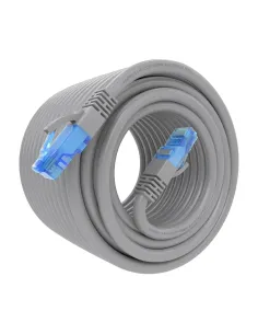 AISENS Cable De Red Latiguillo RJ45 Cat.6 UTP AWG26 CCA, Gris, 20 m 2