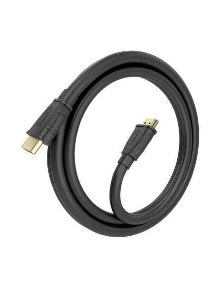 AISENS Cable HDMI V2.1 CCS Ultra Alta Velocidad   HEC 8K@60Hz 48Gbps, A M-A M, Negro, 2.0m
