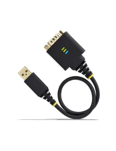 StarTech.com Cable Adaptador USB a Serie de 30cm - Retención COM - Conversor RS232 DB9 - FTDI - con Tornillos Tuercas 2
