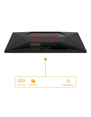 AOC G4 27G4HRE pantalla para PC 68,6 cm (27") 1920 x 1080 Pixeles Full HD LED Negro, Rojo