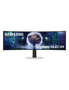 Samsung G93SD pantalla para PC 124,5 cm (49") 5120 x 1440 Pixeles Dual QHD OLED Plata