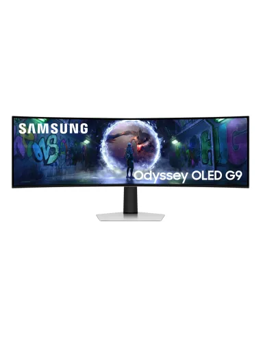 Samsung G93SD pantalla para PC 124,5 cm (49") 5120 x 1440 Pixeles Dual QHD OLED Plata