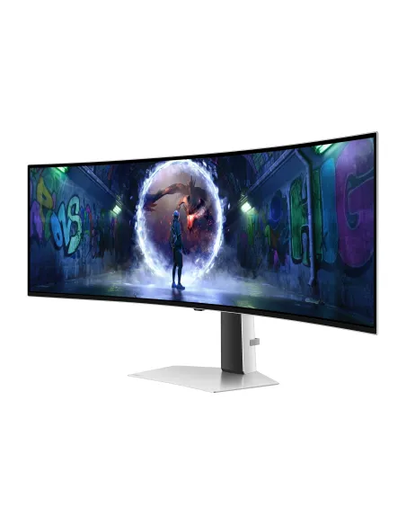 Samsung G93SD pantalla para PC 124,5 cm (49") 5120 x 1440 Pixeles Dual QHD OLED Plata