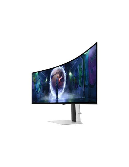 Samsung G93SD pantalla para PC 124,5 cm (49") 5120 x 1440 Pixeles Dual QHD OLED Plata