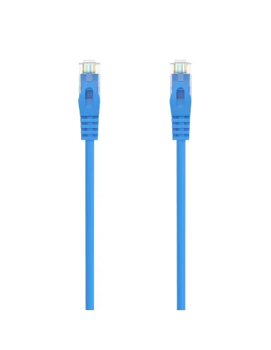 AISENS Cable de Red Latiguillo RJ45 LSZH Cat.6A 500 Mhz UTP AWG24, Azul, 0.5M
