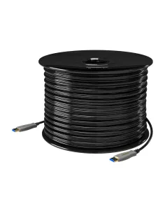 AISENS Cable HDMI V2.0 AOC Premium Alta Velocidad   Hec 4K@60Hz 4 4 4 18Gbps, A M-A M, Negro, 100m 2