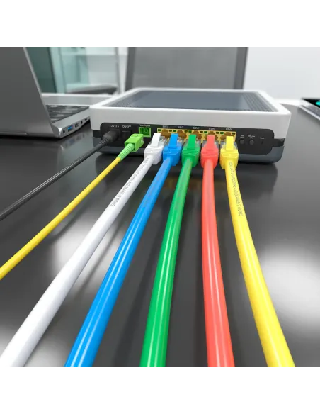 AISENS Cable Fibra Óptica Latiguillo G657A2 3.0 9 125 SMF Simplex CPR DCA LSZH, SC APC-SC APC, Amarillo, 15m