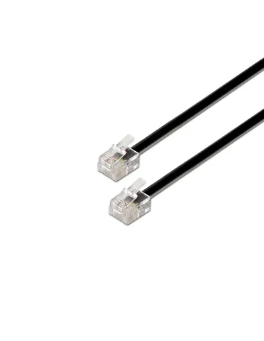 AISENS A143-0319 cable telefónico 2 m Negro